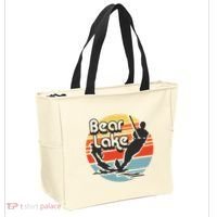 Bear Lake Utah Water Skiing Water Ski Tote Bag thumb 2