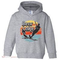Bear Lake Utah Water Skiing Water Ski Toddler Hoodie thumb 0