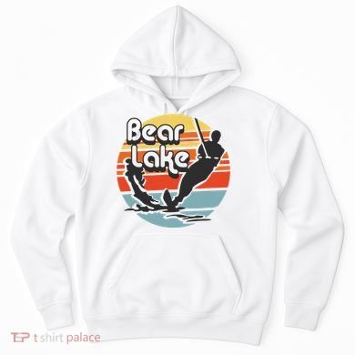 Bear Lake Utah Water Skiing Water Ski Hoodie