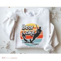 Bear Lake Utah Water Skiing Water Ski Sweatshirt thumb 2