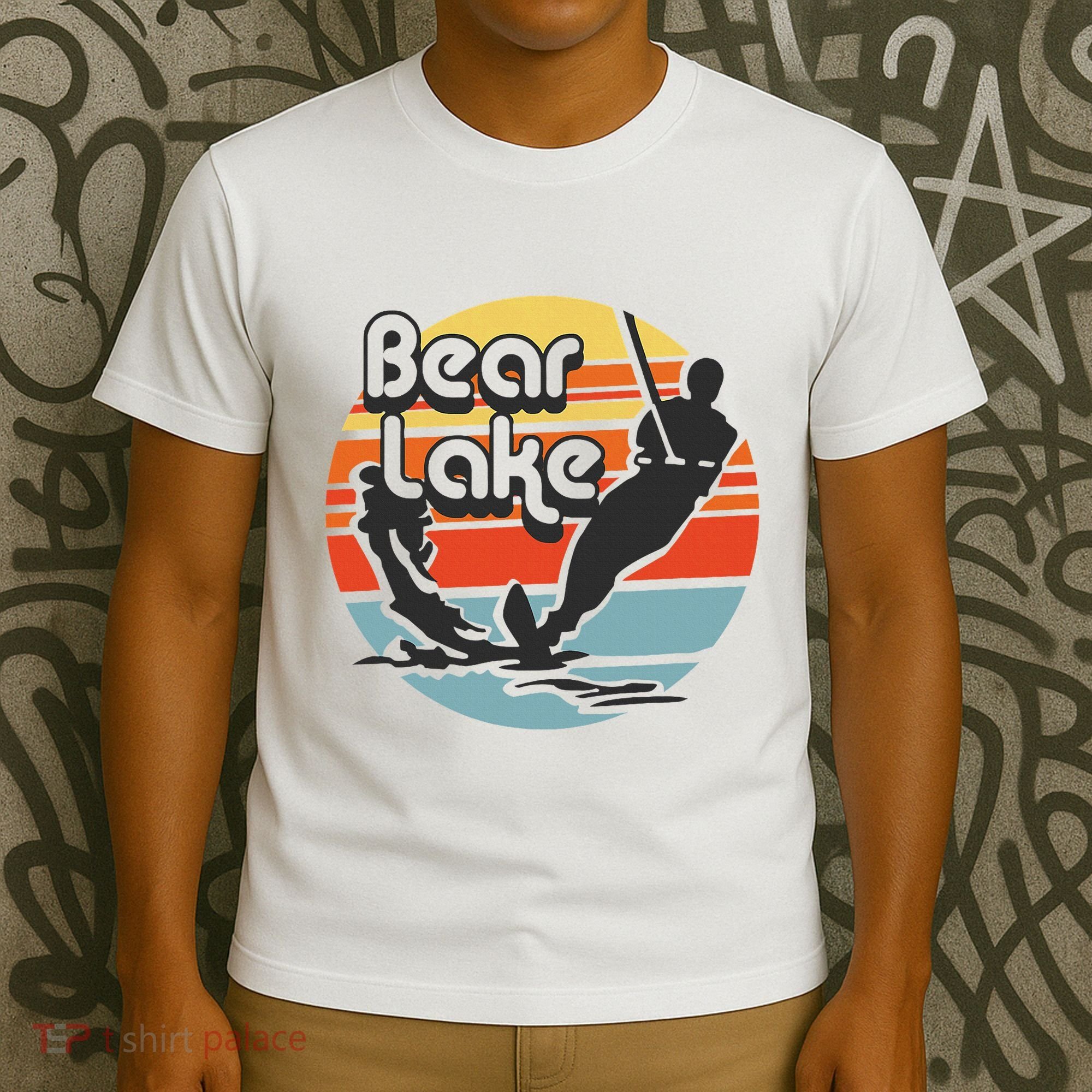 Bear Lake Utah Water Skiing Water Ski T-Shirt