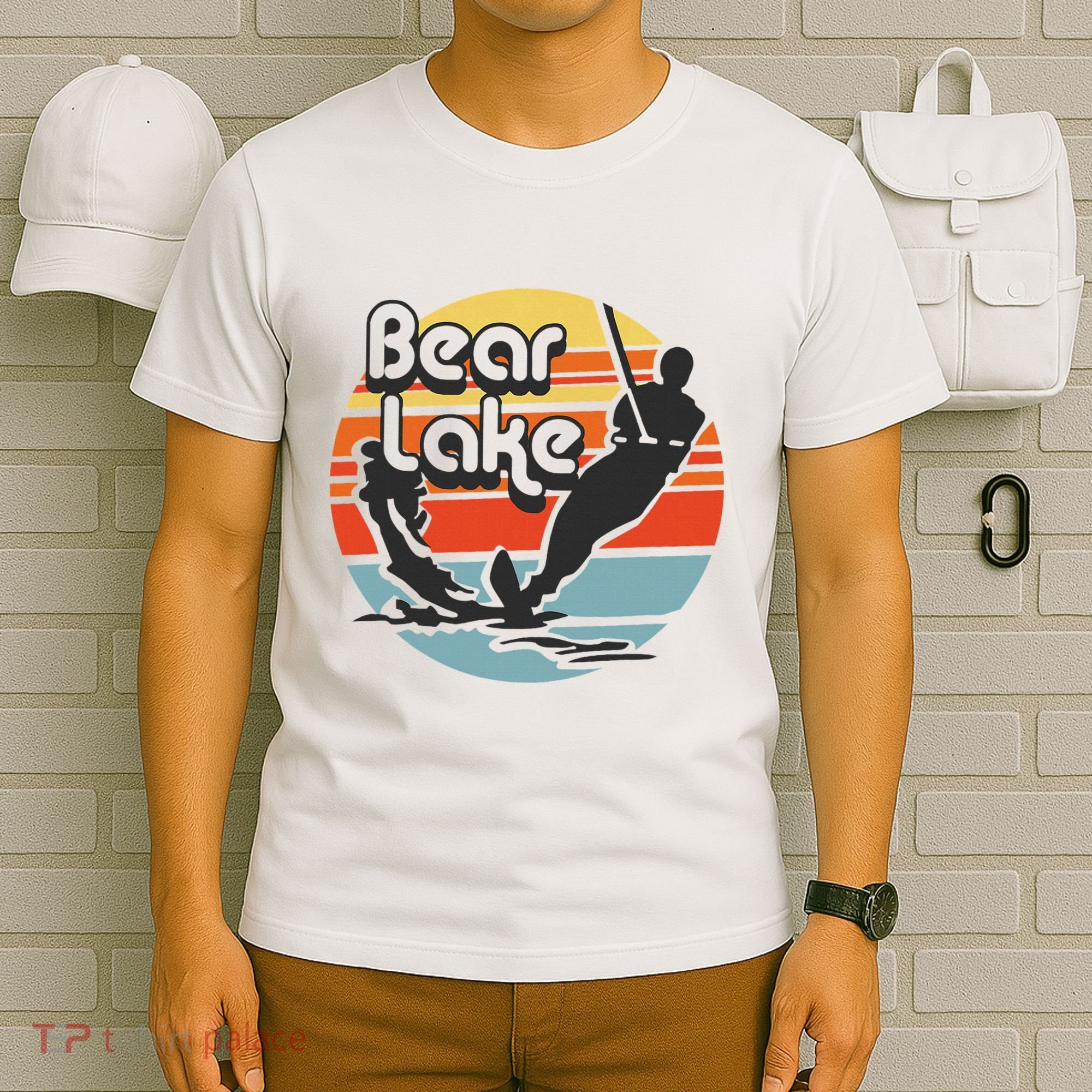 Bear Lake Utah Water Skiing Water Ski T-Shirt