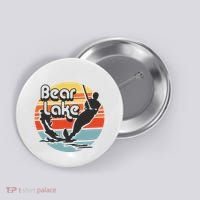 Bear Lake Utah Water Skiing Water Ski Button thumb 0