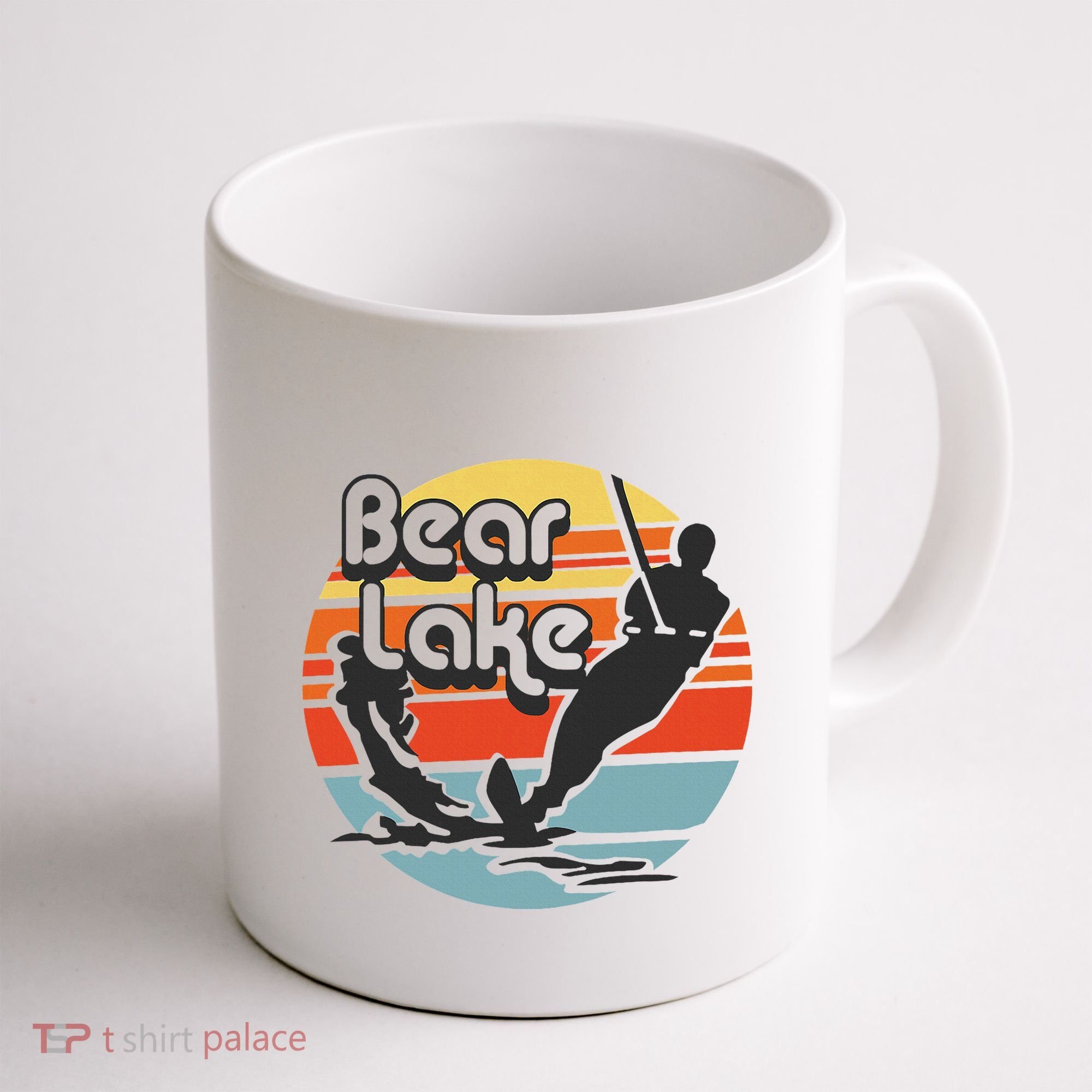 Bear Lake Utah Water Skiing Water Ski Coffee Mug