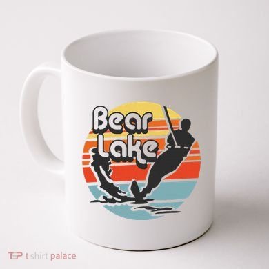 Bear Lake Utah Water Skiing Water Ski Coffee Mug