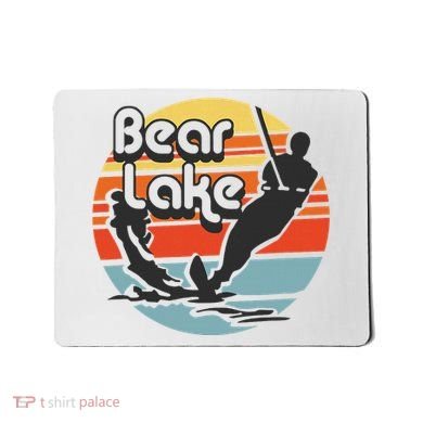 Bear Lake Utah Water Skiing Water Ski Mousepad
