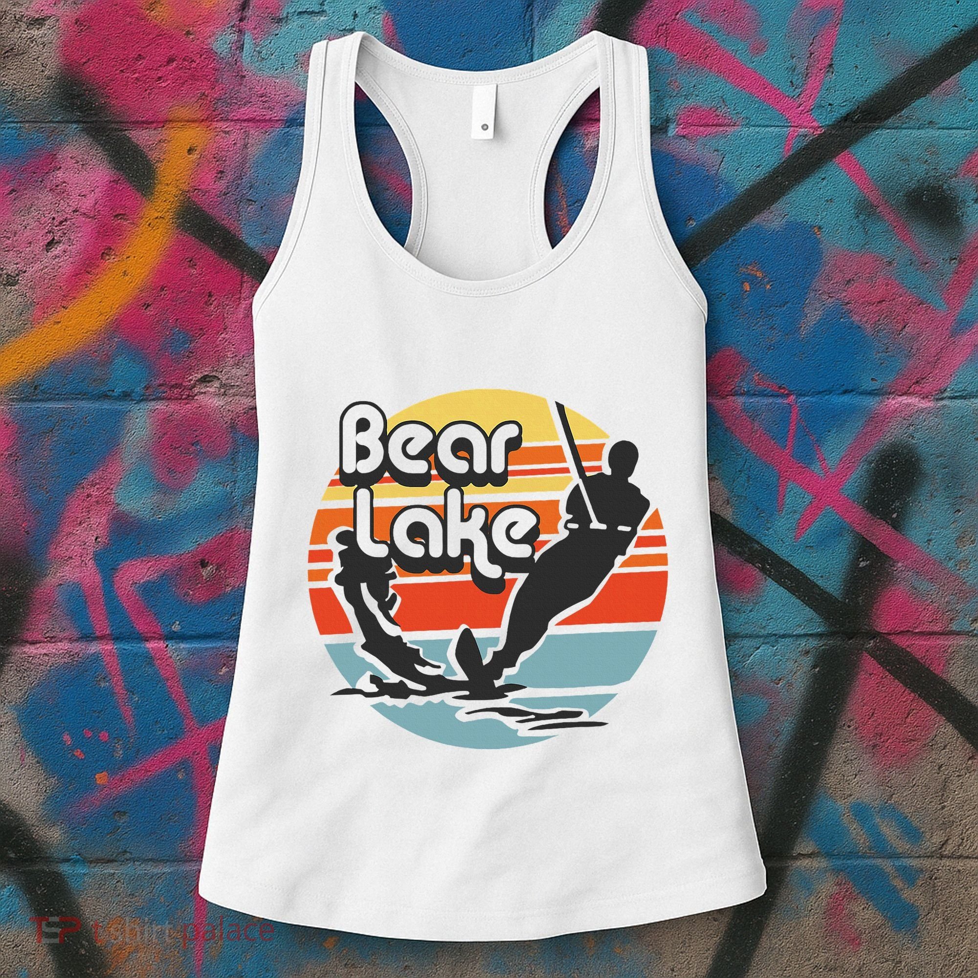 Bear Lake Utah Water Skiing Water Ski Women's Tank Top
