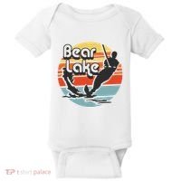 Bear Lake Utah Water Skiing Water Ski Baby Bodysuit thumb 0