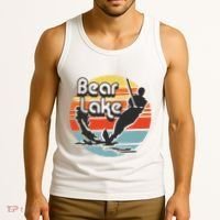 Bear Lake Utah Water Skiing Water Ski Tank Top thumb 3