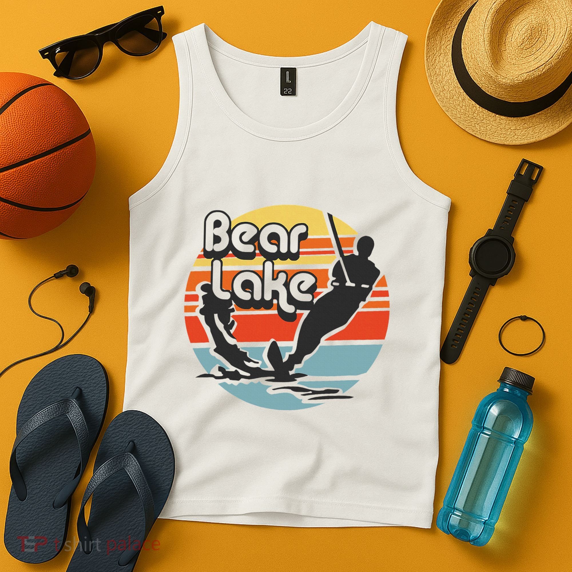 Bear Lake Utah Water Skiing Water Ski Tank Top