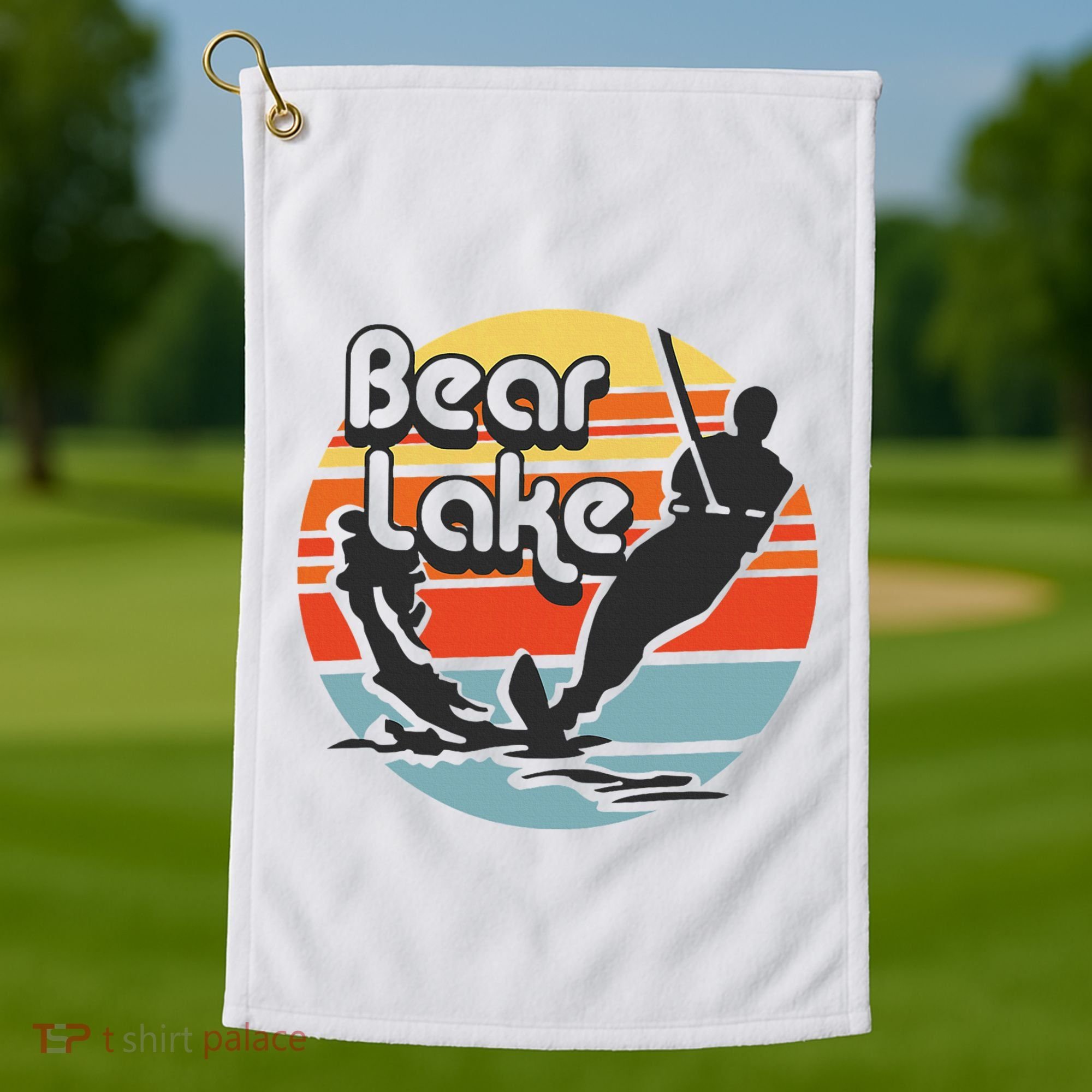 Bear Lake Utah Water Skiing Water Ski Golf Towel