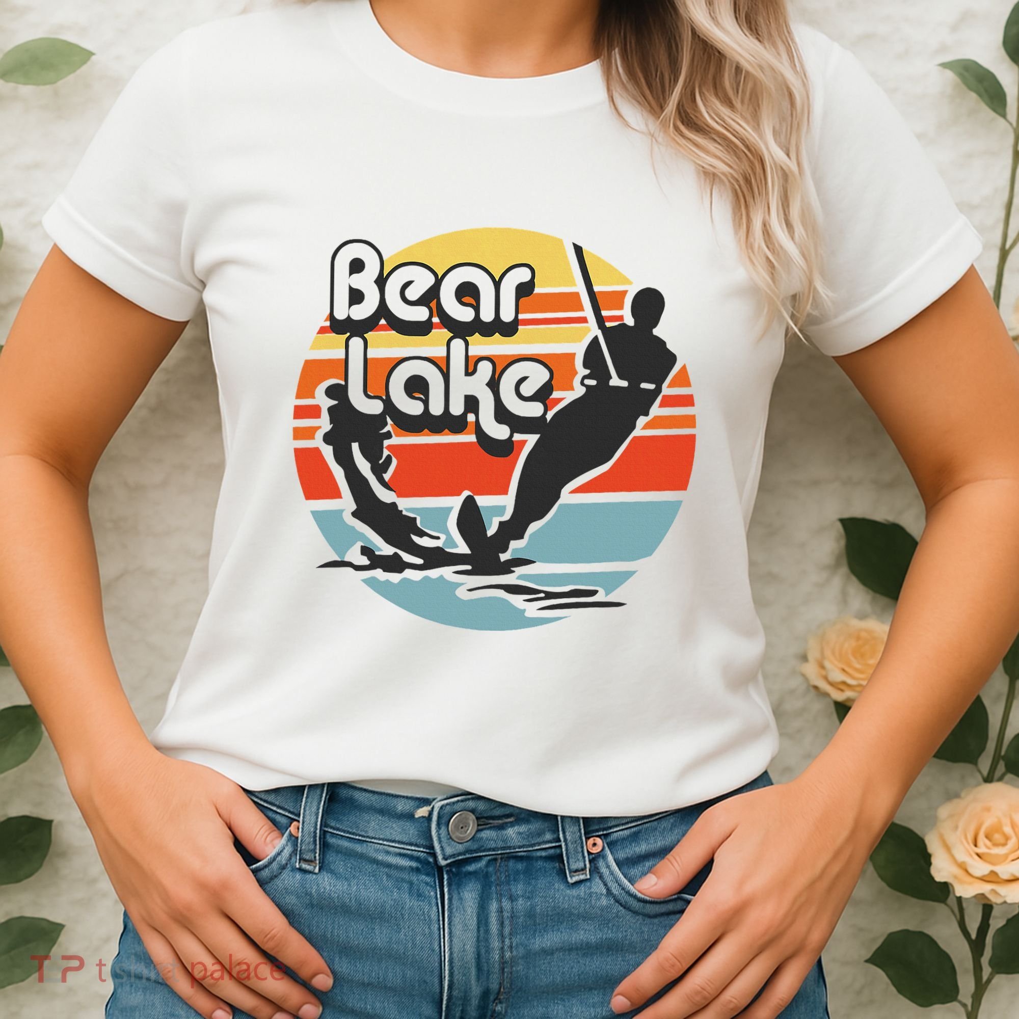 Bear Lake Utah Water Skiing Water Ski Women's T-Shirt