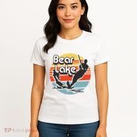 Bear Lake Utah Water Skiing Water Ski Women's T-Shirt thumb 4
