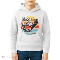 Bear Lake Utah Water Skiing Water Ski Kids Hoodie thumb 4