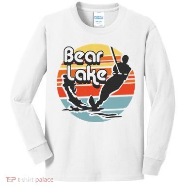 Bear Lake Utah Water Skiing Water Ski Kids Long Sleeve Shirt