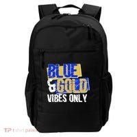 Blue & Gold Vibes Only Backpack thumb 0
