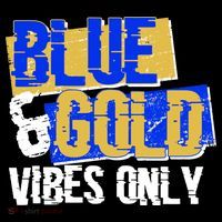 Blue & Gold Vibes Only Backpack thumb 2