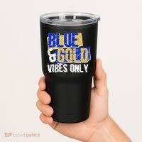 Blue & Gold Vibes Only Tumbler thumb 2