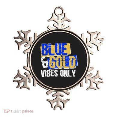 Blue & Gold Vibes Only Ornament
