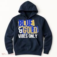 Blue & Gold Vibes Only Hoodie thumb 0