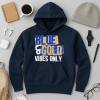 Blue & Gold Vibes Only Hoodie thumb 3