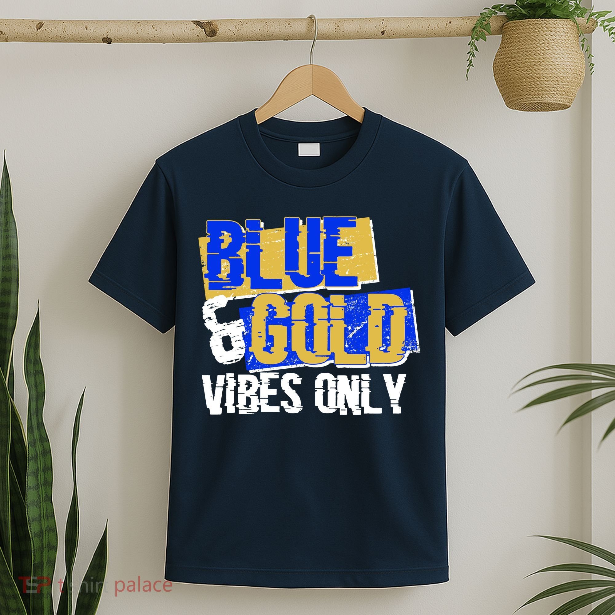 Blue & Gold Vibes Only T-Shirt