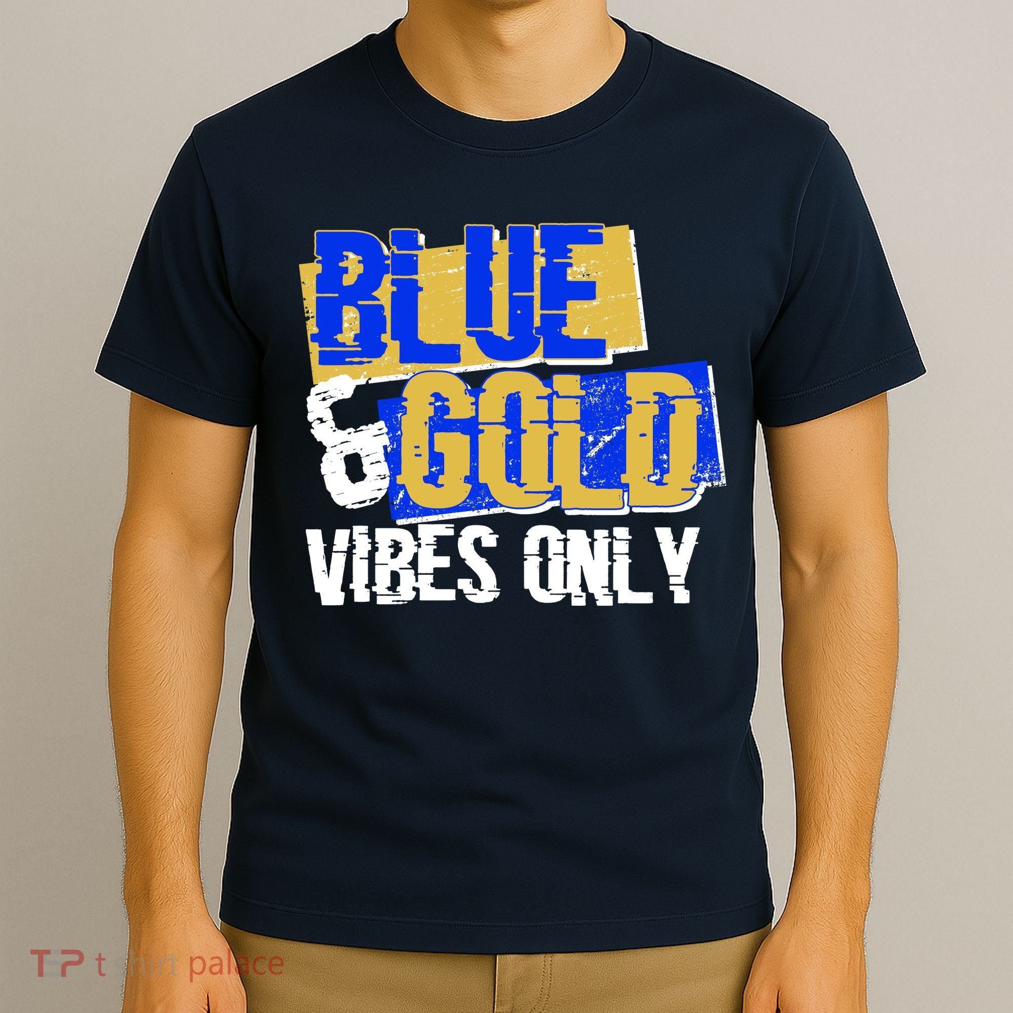 Blue & Gold Vibes Only T-Shirt