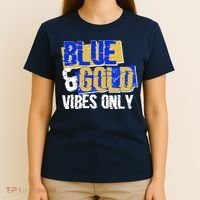Blue & Gold Vibes Only T-Shirt thumb 4