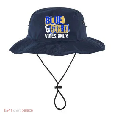 Blue & Gold Vibes Only Bucket Hat