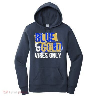 Blue & Gold Vibes Only Women's Hoodie
