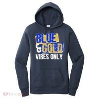 Blue & Gold Vibes Only Women's Hoodie thumb 0