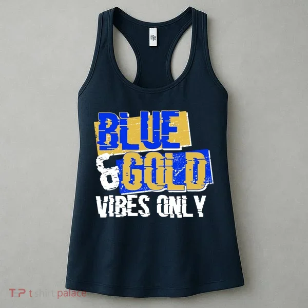 Blue & Gold Vibes Only Women's Tank Top