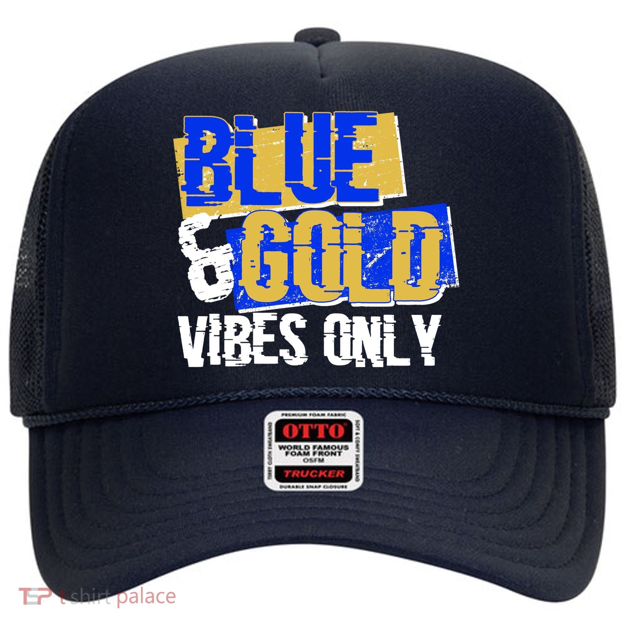 Blue & Gold Vibes Only Hat