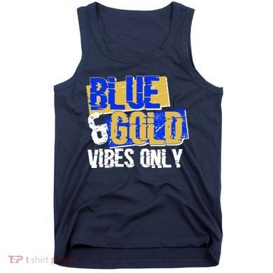 Blue & Gold Vibes Only Tank Top