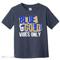 Blue & Gold Vibes Only Toddler T-Shirt thumb 0