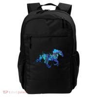 Blue Horse Running Backpack thumb 0