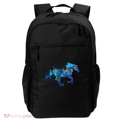 Blue Horse Running Backpack