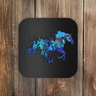 Blue Horse Running Coaster
