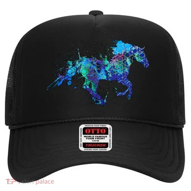 Blue Horse Running Hat
