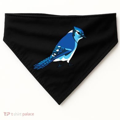 Blue Jay Bird USA-Made Doggie Bandana