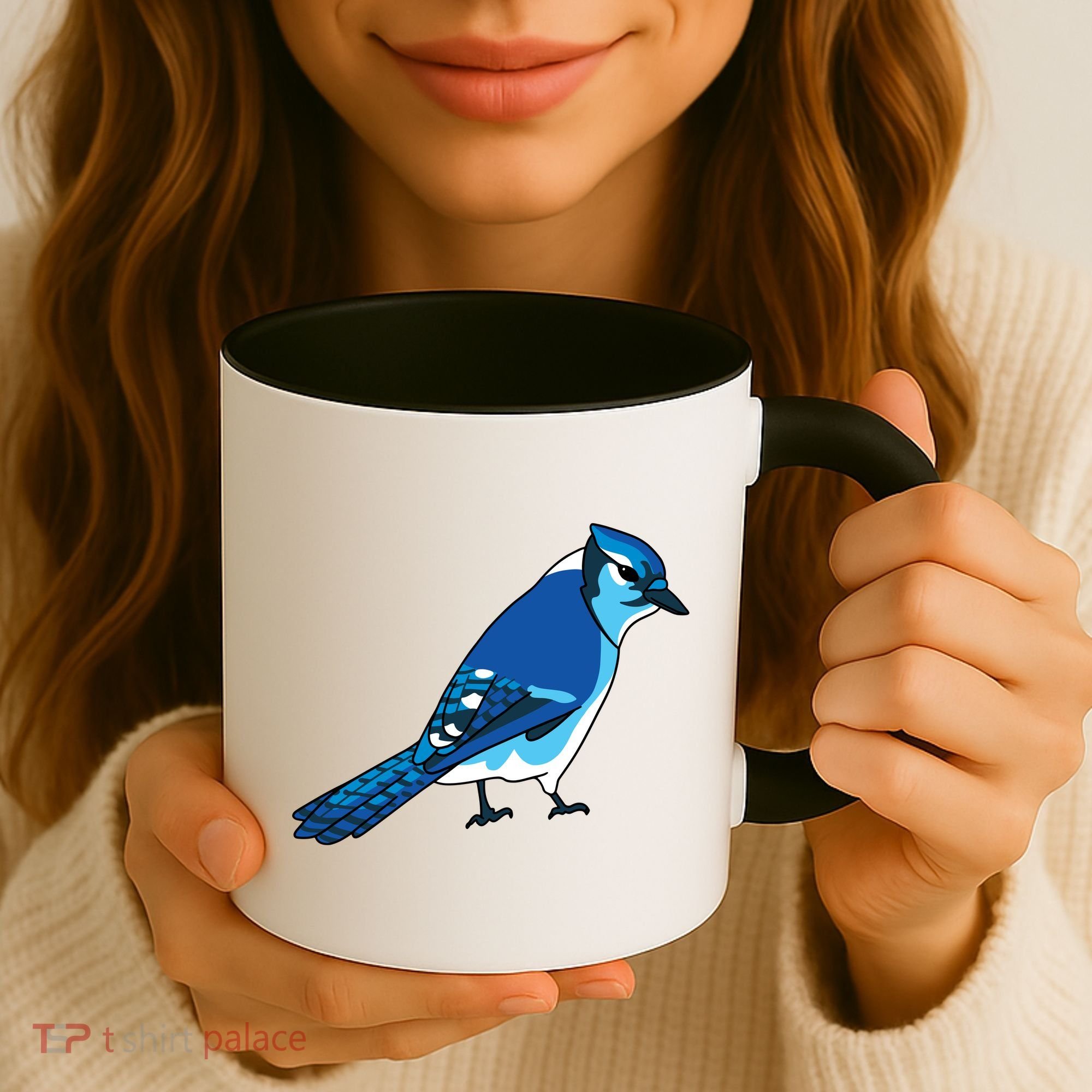 Blue Jay Bird Coffee Mug