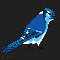 Blue Jay Bird Beanie thumb 2
