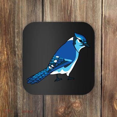 Blue Jay Bird Coaster
