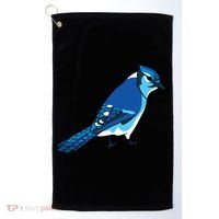 Blue Jay Bird Golf Towel thumb 0