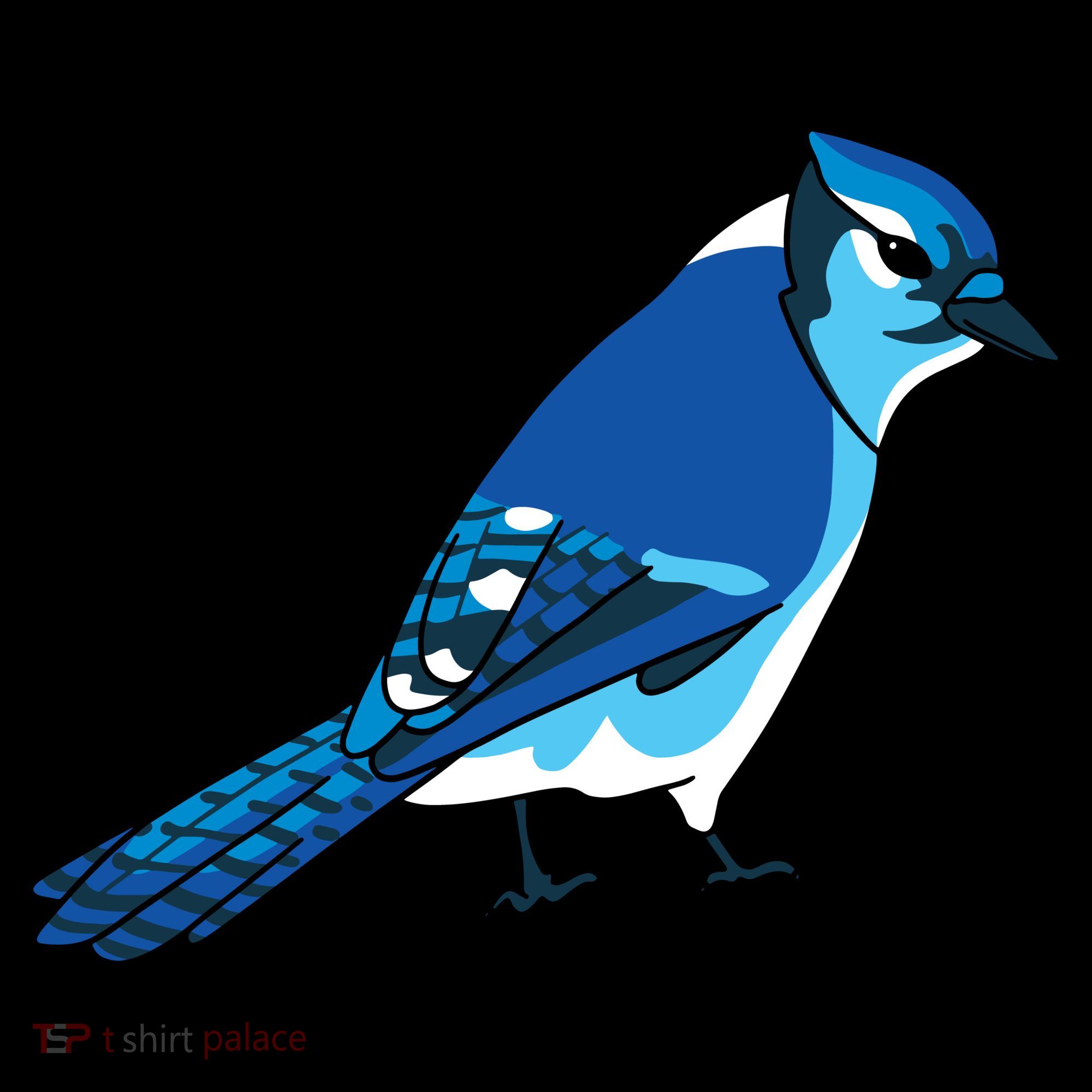 Blue Jay Bird Visor