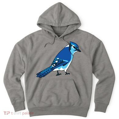 Blue Jay Bird Hoodie