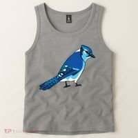 Blue Jay Bird Tank Top thumb 2
