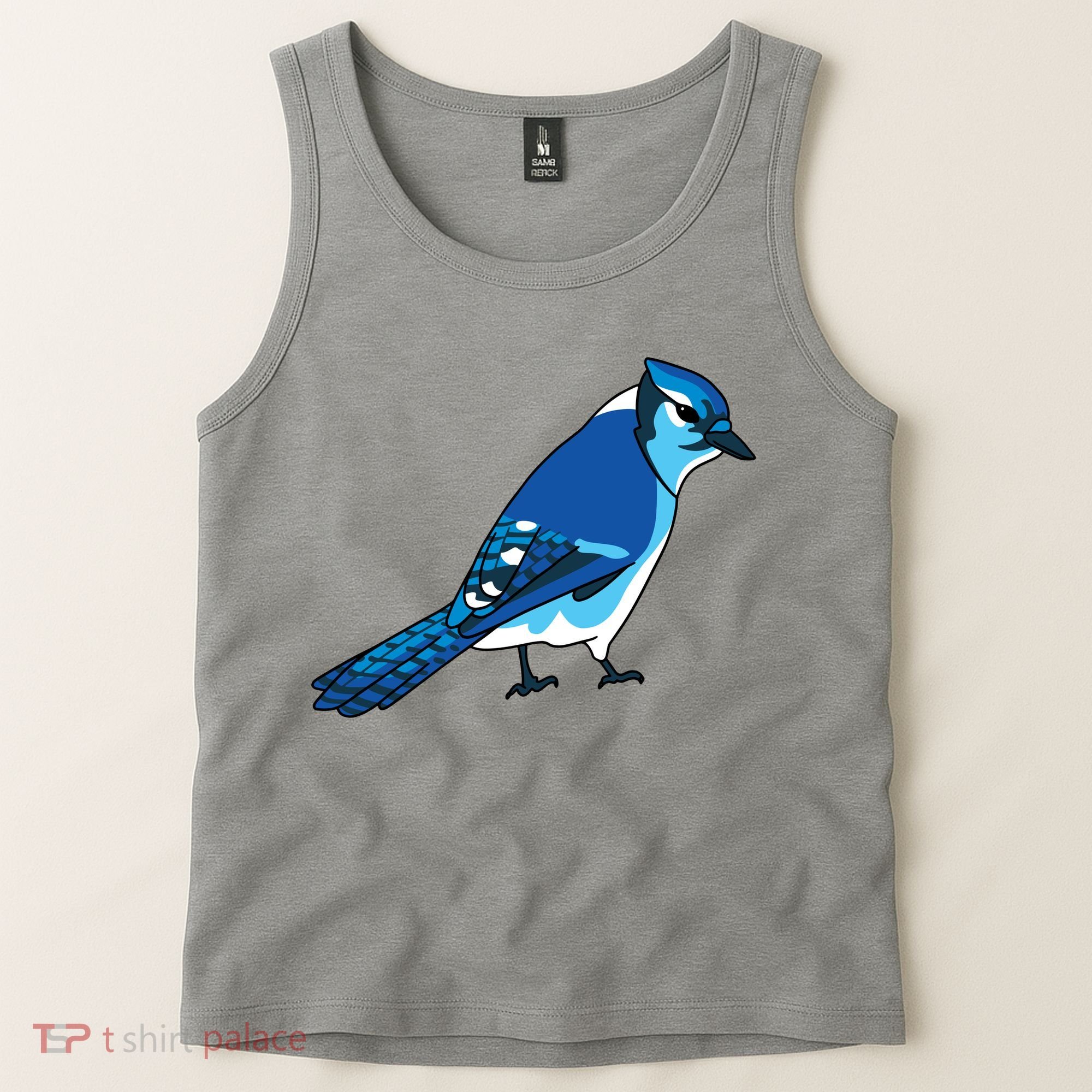 Blue Jay Bird Tank Top