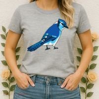 Blue Jay Bird Women's T-Shirt thumb 2