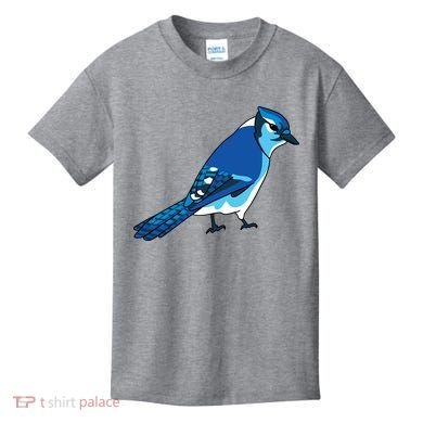 Blue Jay Bird Kids T-Shirt